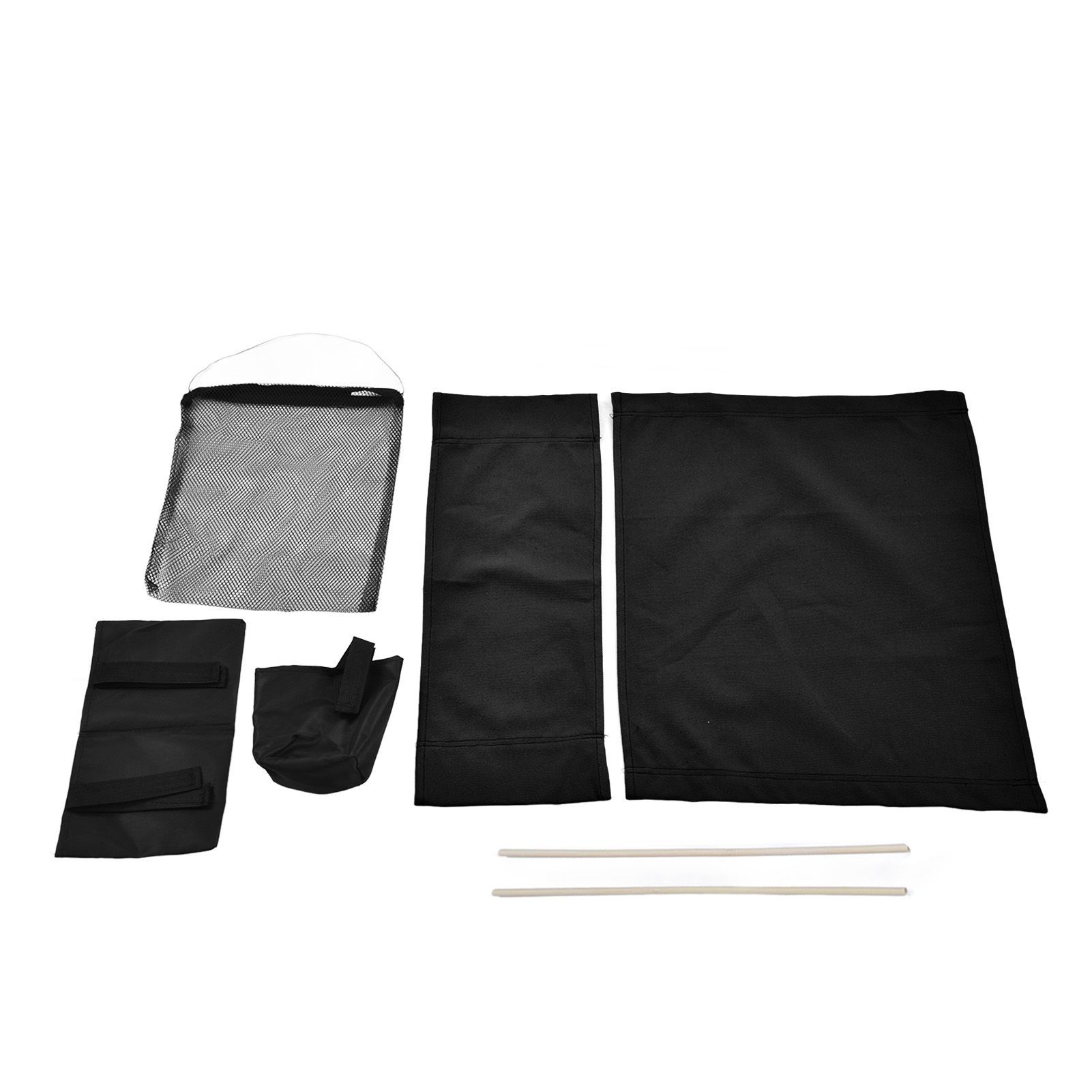 Director Chair Cover Replacement with Storage Bag Canvas Seat Chair Protective Cover for HouseholdBlack — image 5