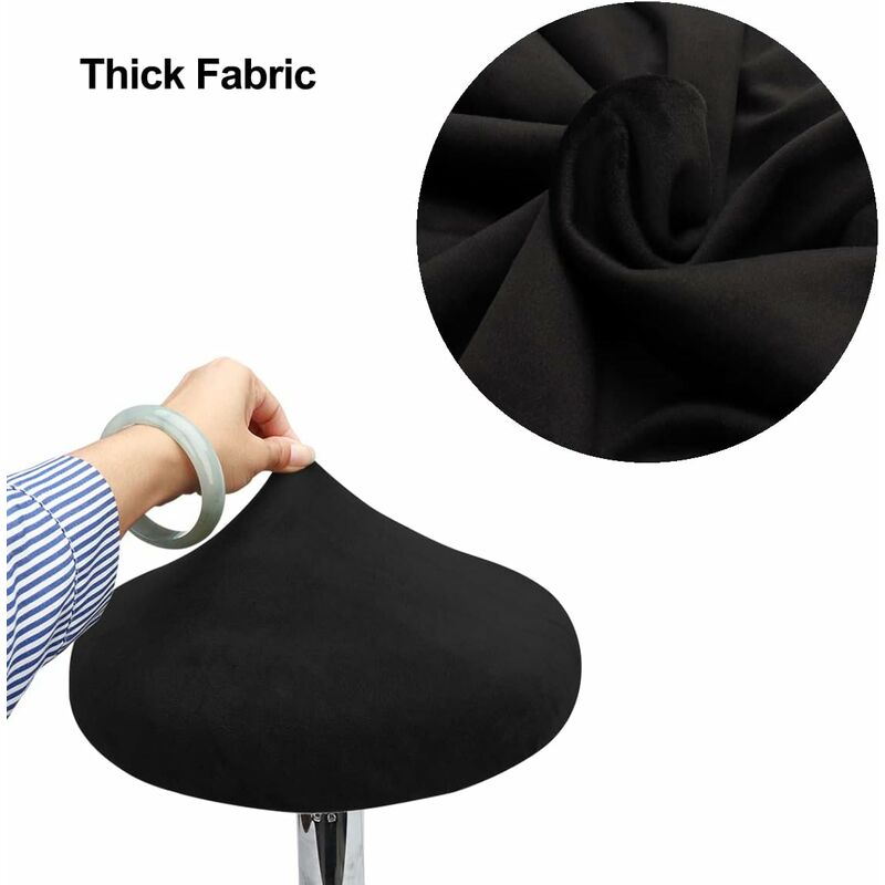 ROund Stool Cover Bar Stool Cover, Luxury Fabric, Diameter 30Cm, Stretchable, Wrinkle-Resistant, Washable And Dustproof — image 4
