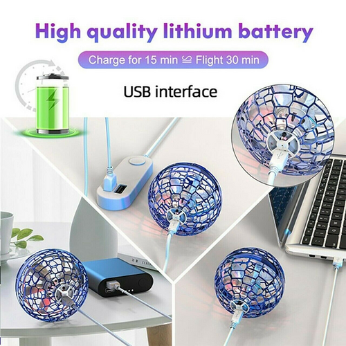 3pcs Flying Ball Mini Hand UFO Toys Drone Helicopter Hover Quadcopter Kids Toys Gifts — image 6