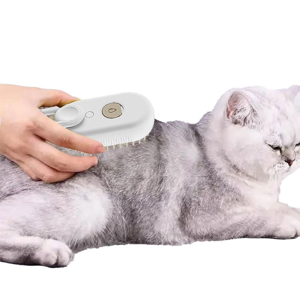 3-in-1 Pet Spray Comb Dog Cat Hair Brush Massage Comb for Removing Tangled Hair White β image 5