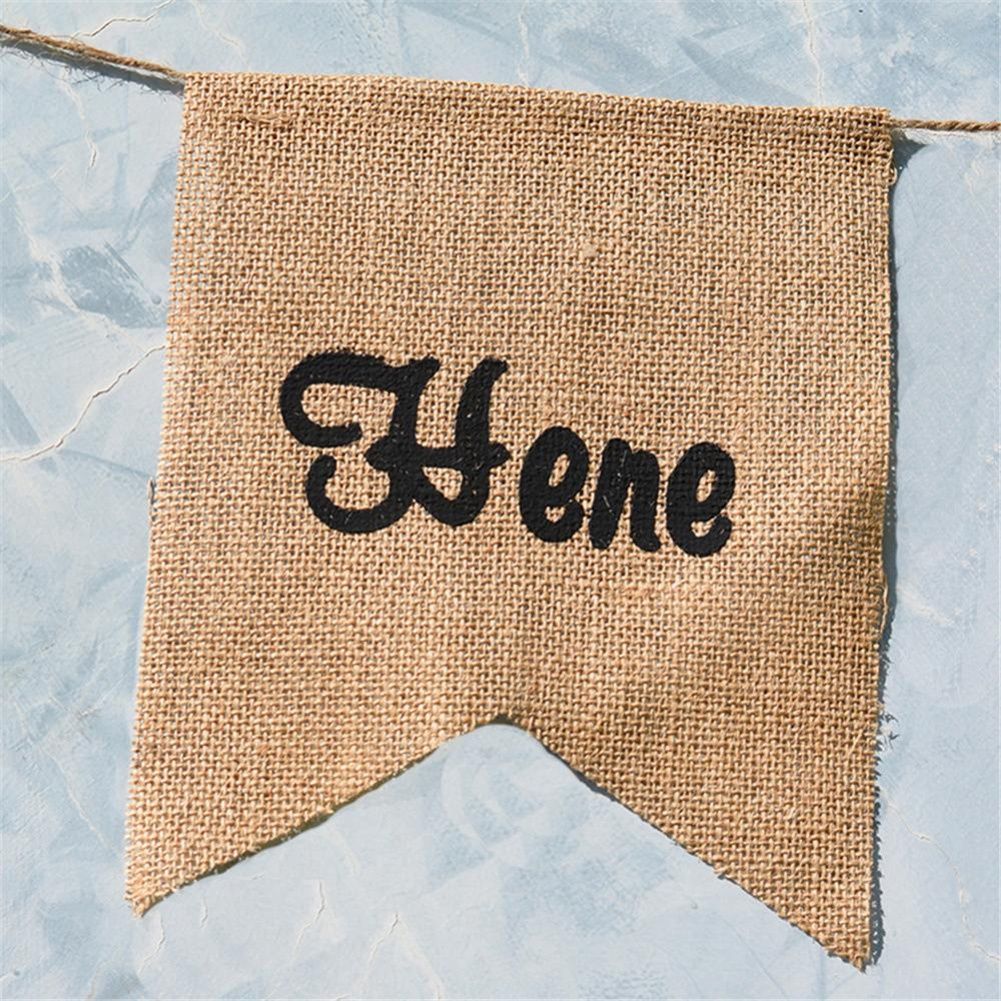5pcs Set Fashionable Cloth Forked Tail shaped Banner for Party Decoration — image 6