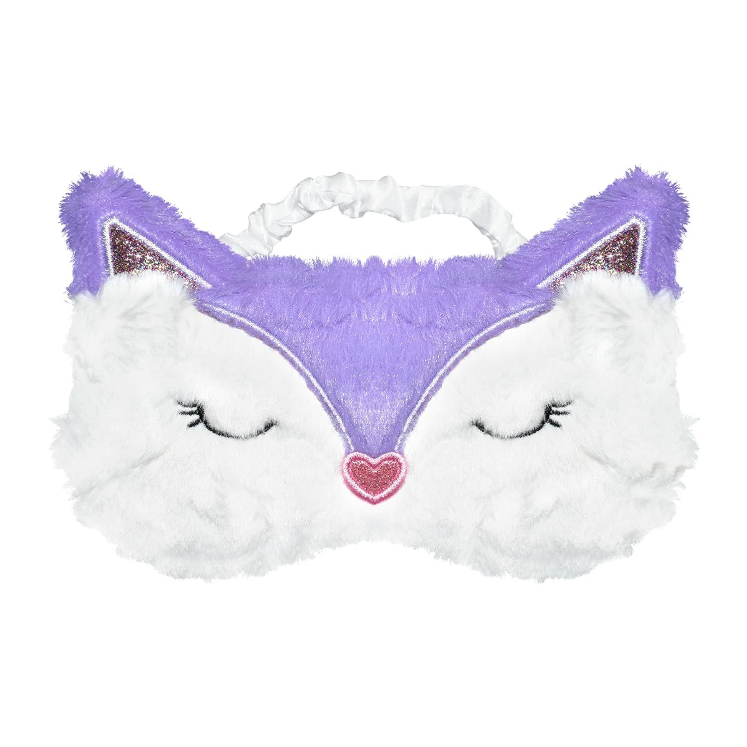 Cute Animal Sleep Mask for Girls Cute Cartoon Fox Alpaca Soft Plush Blindfold Sleep Masks Eye Cover for Women Girls Trave