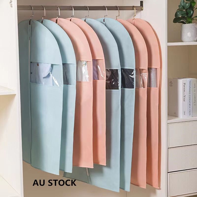 Pink Kids Garment Bag 45x70cm Dustproof Dress Suit Cover Protector AU โ image 2