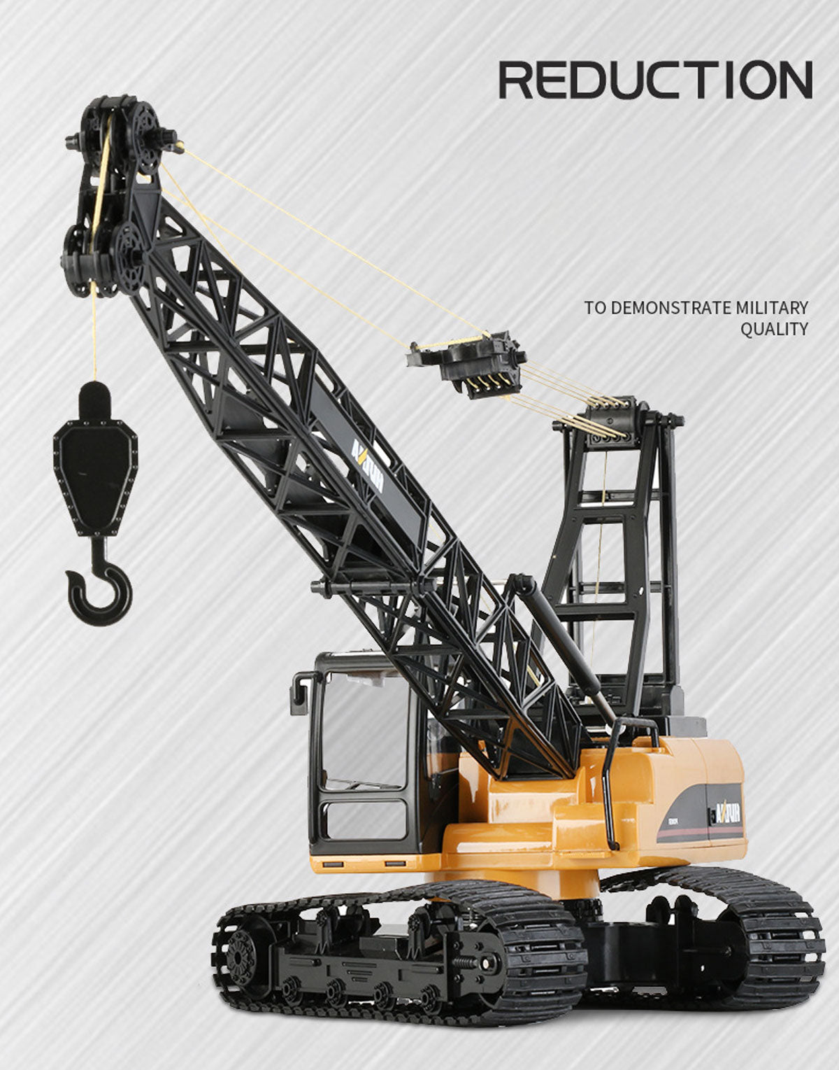 Huina RC CRANE 1:14 2.4Ghz Construction Tower Excavator Truck Toy Kids Boys Gift โ image 2