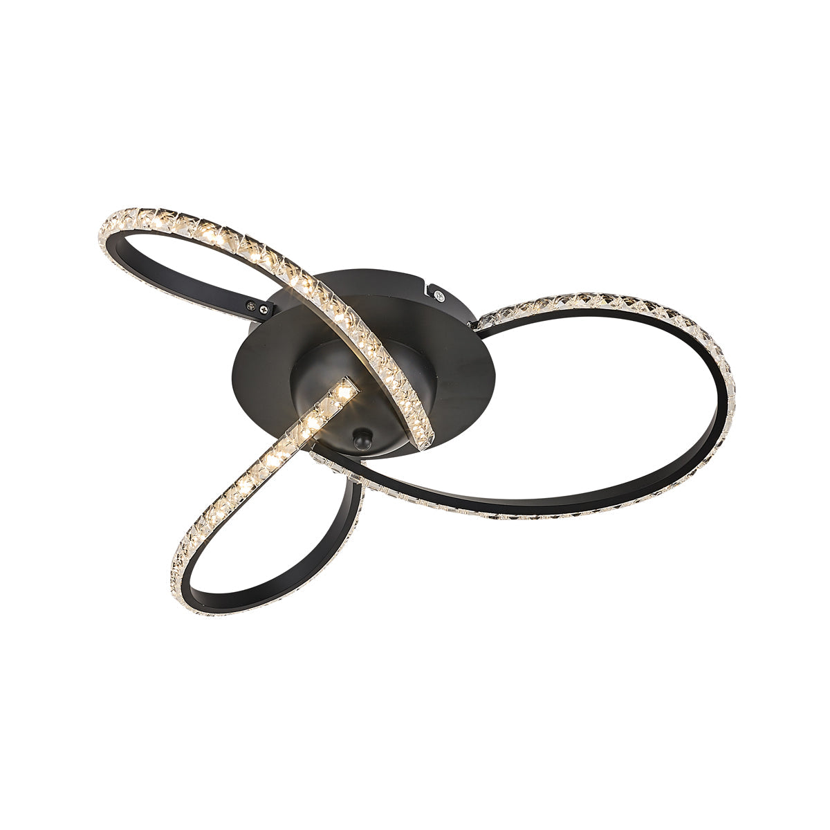 Irie Dimmable 3 Lights LED Ceiling Light - Black β image 2