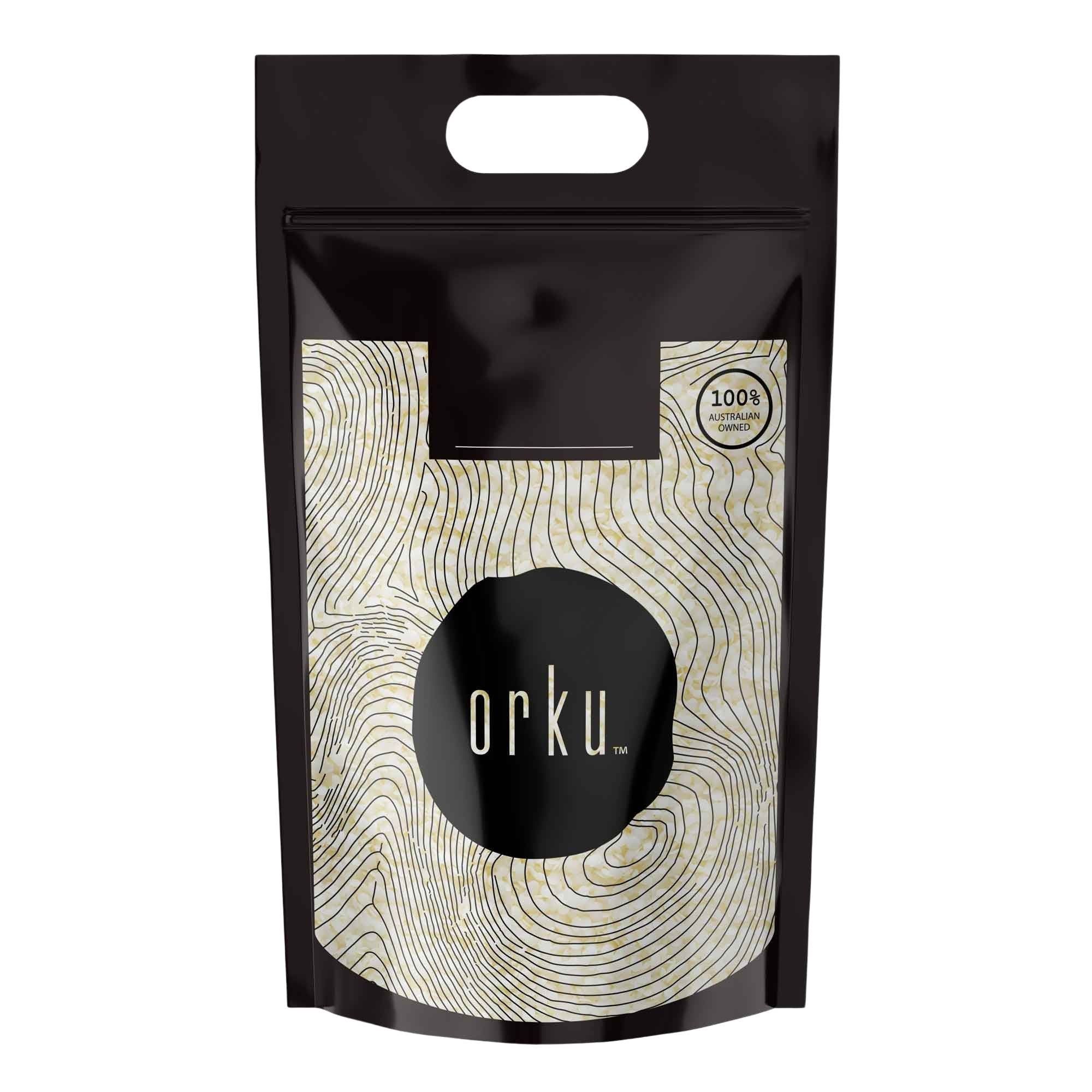 Orku 5Kg Pure Beeswax Pellets White BP Grade Refined Beads - Candle Cosmetic DIY