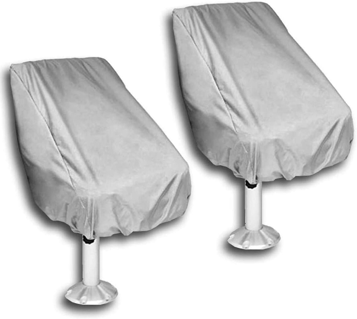 2-Piece Boat Seat Cover - 56 x 61 x 64 cm - made of Oxford fabric - UV protection - weather-resistant - waterproof - dustproof - Dust hood - with adjustable