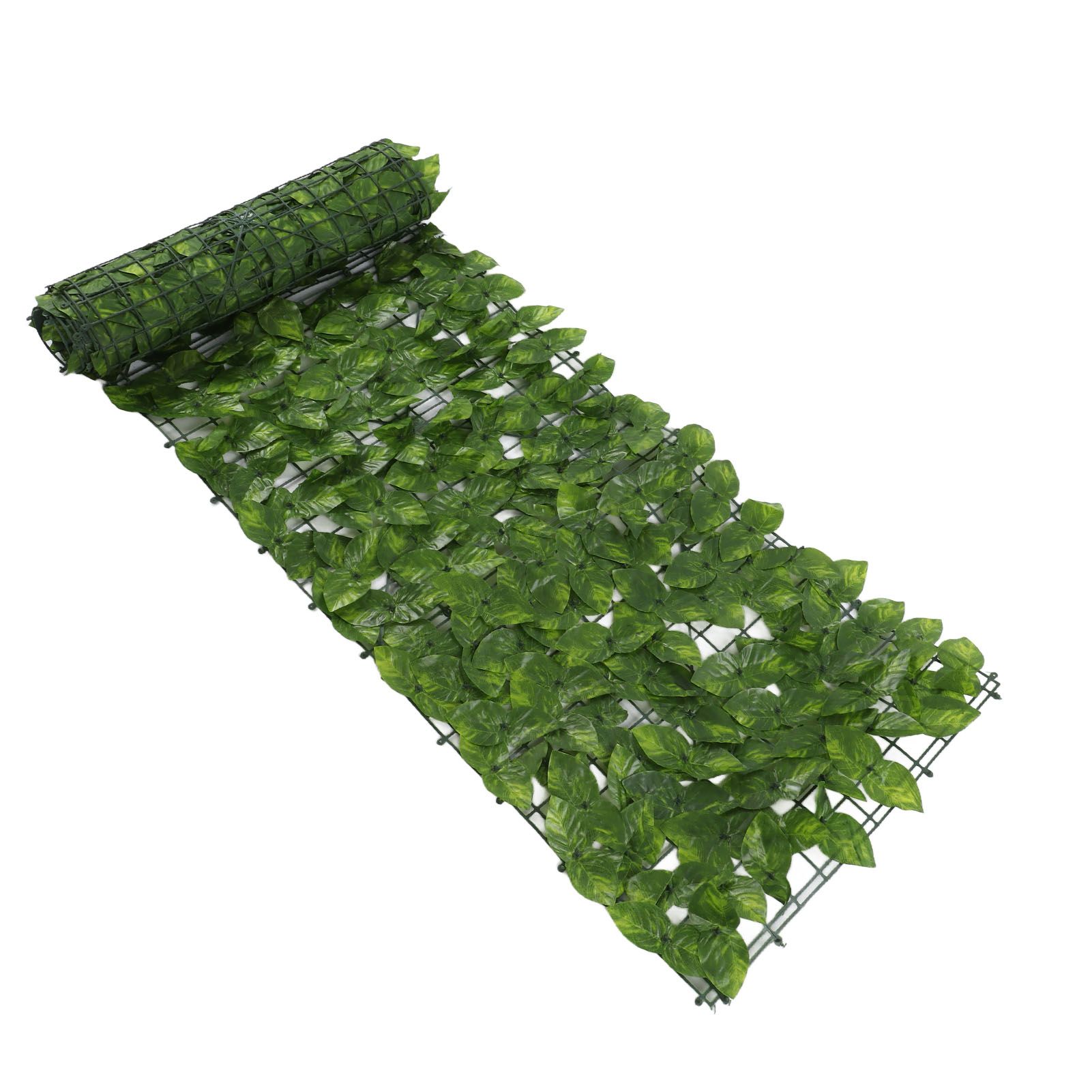 Faux Leaf Hedge Simulation Prevent Leaves Falling Off Decorative Artificial Fence Screen for Balcony Courtyard Color Printed Apple 0.5 × 3 Meters — image 6