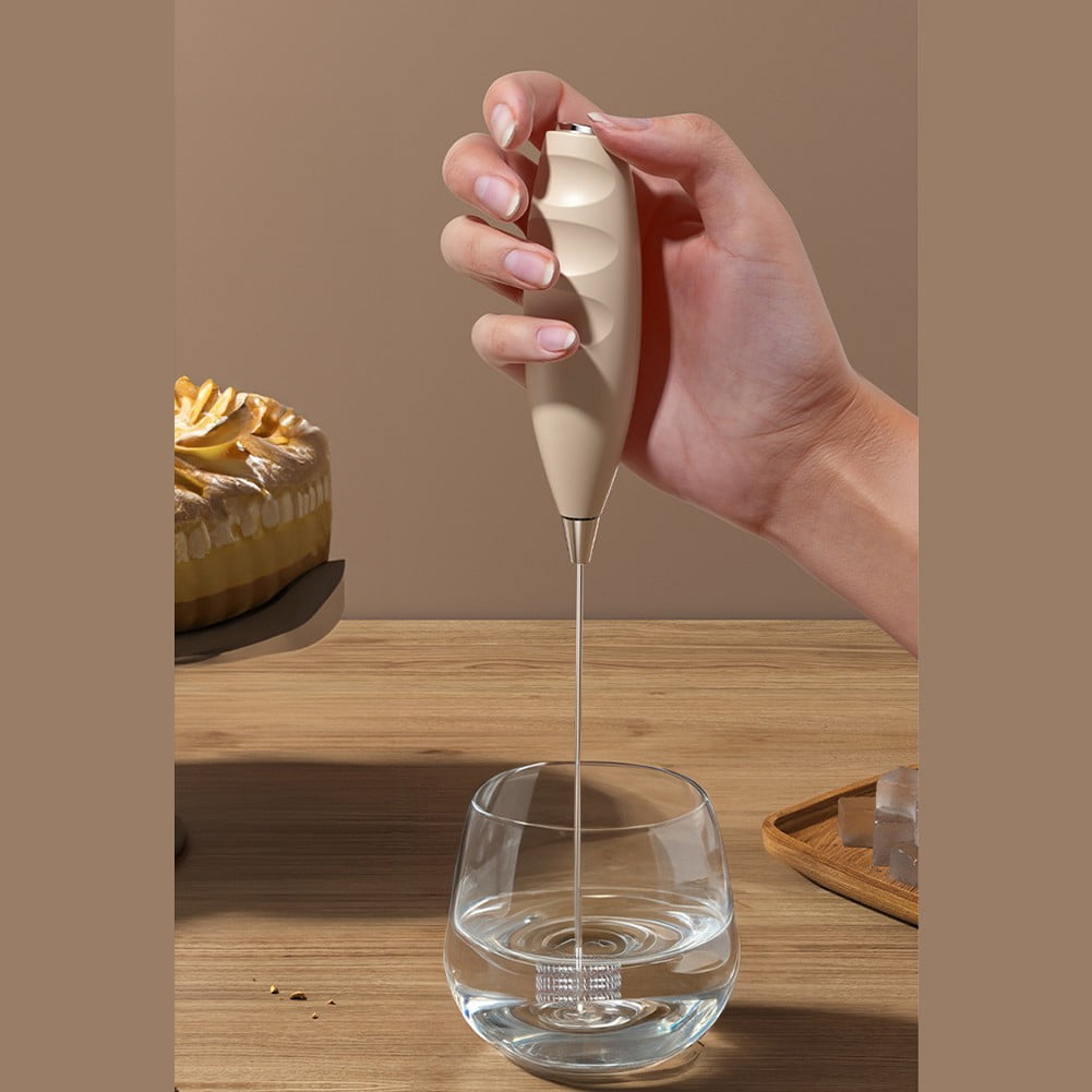 Portable Electric Milk Frother, Handheld Coffee Foam Maker for Lattes, Cappuccino, Hot Chocolate and Everyday Home Use, White โ image 6