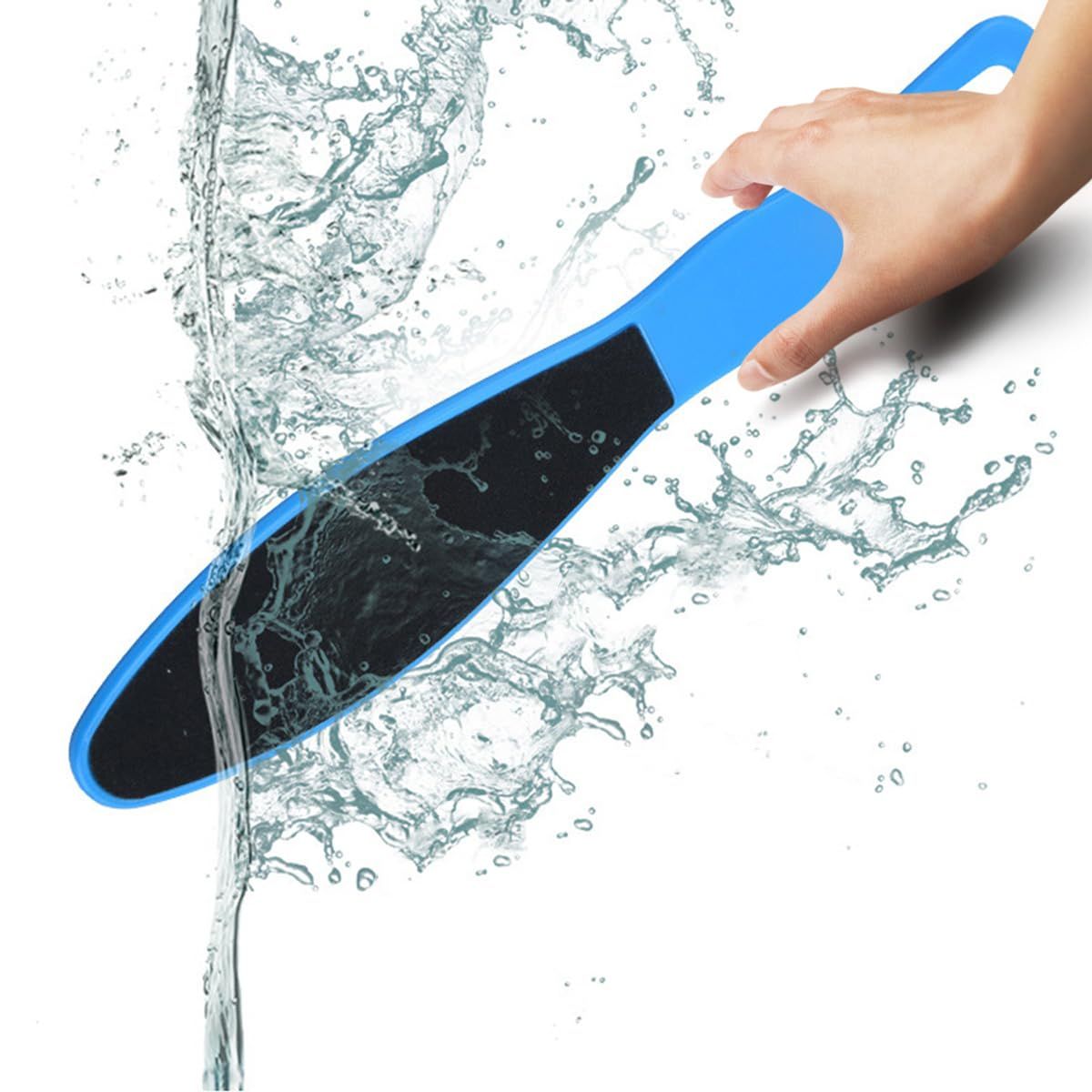 2pcs Double-Sided Foot Scraper, Reusable Foot File for Hard Skin Removal, Foot Scrubber for Wet Dry Cracked Heels