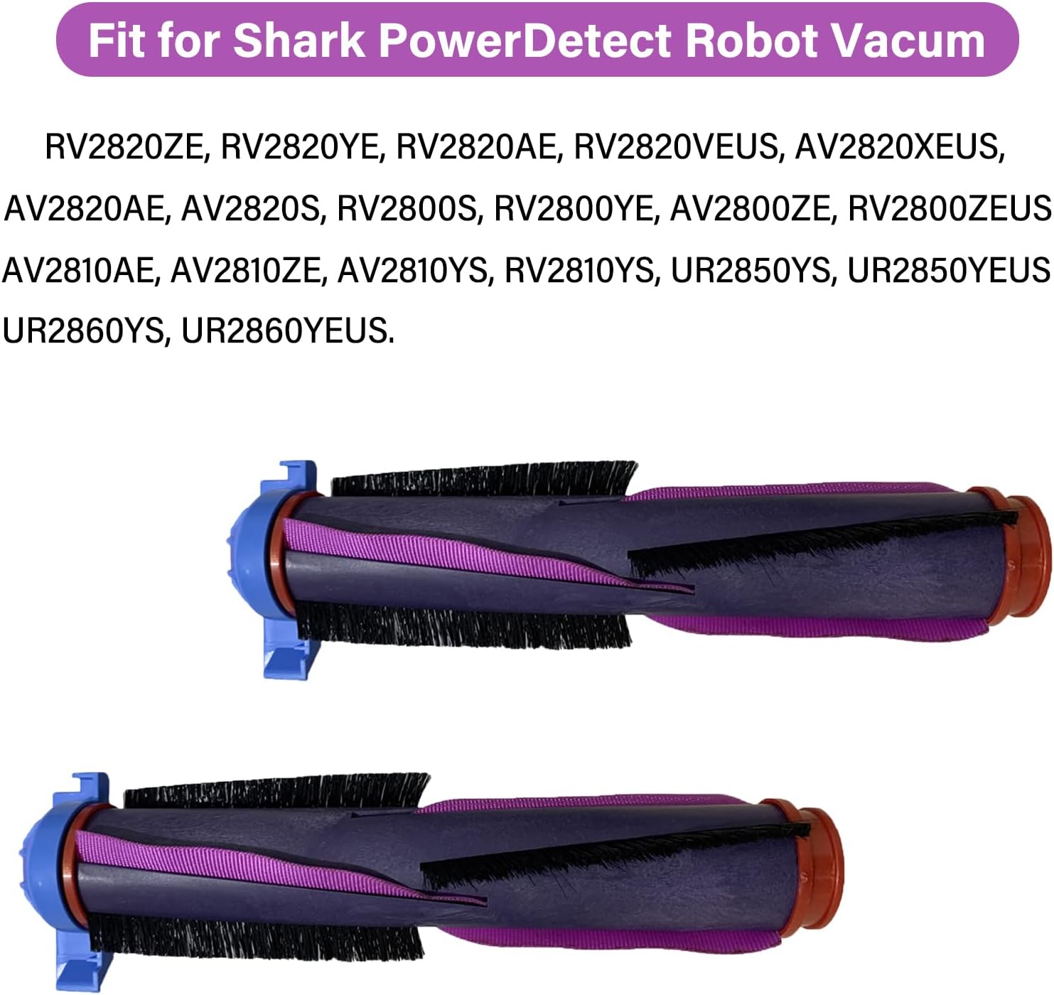 Main Roller Brush for Shark RV2820ZE RV2820YE RV2820AE AV2820AE AV2820S AV2800ZE RV2800S RV2800YE AV2810AE AV2810ZE RV2810YS UR2850YS UR2860YS Robotic Vacuum — image 2