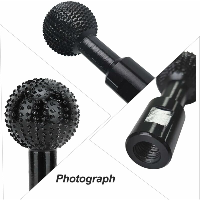 Ball Nose Wood Carving Bit - Carving Tool On Metal Wood ROuter Bit - Carbide Burr - 14Mm Wood Carving Polishing Bit For โ image 3