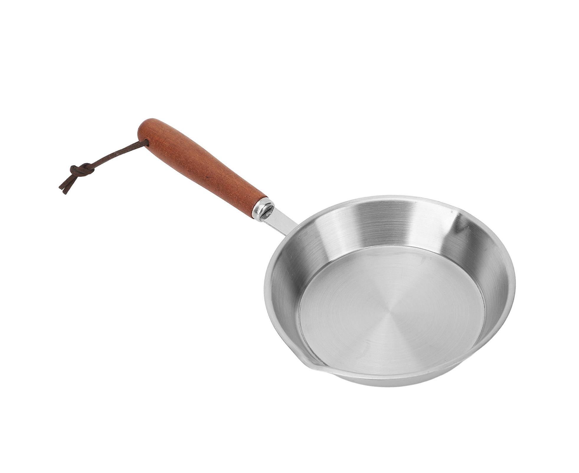 Stainless Steel Frying Pan, Non-Stick Egg Fryer for Household & Restaurant, 4.7 Inch — image 5