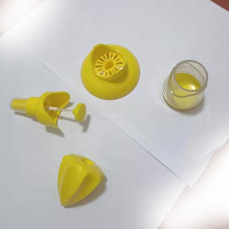 Citrus Squeeze Juicer & Mist Sprayer Lemon and Lime Juicer and Reamer, Yellow Kitchen Gadgets Squeeze and Pour Juicer Reamer — image 5