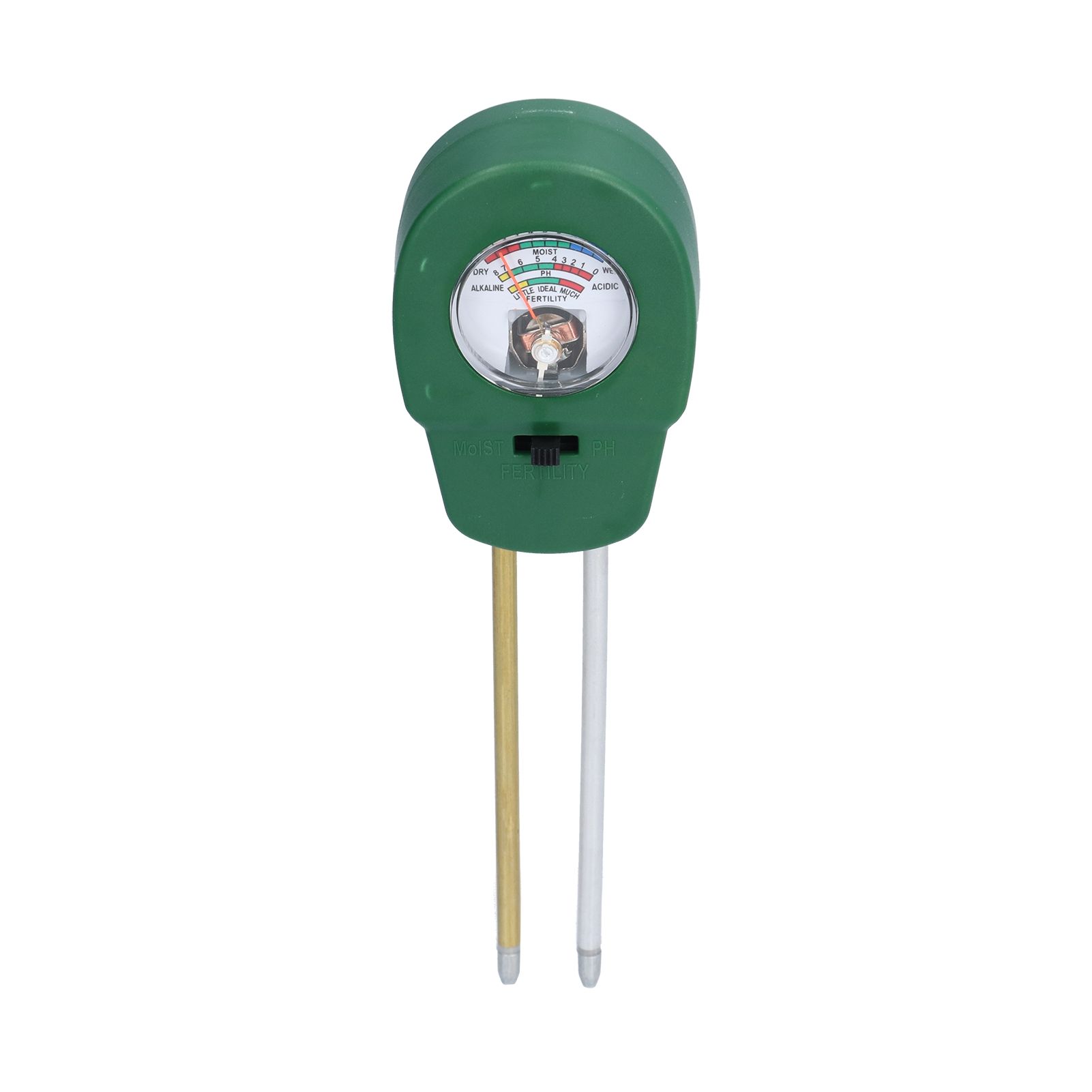 3 In 1 Soil Moisture Meter 2 Needles Adjustable PH Value Fertility Soil Test Tool for Garden Courtyard Outdoor
