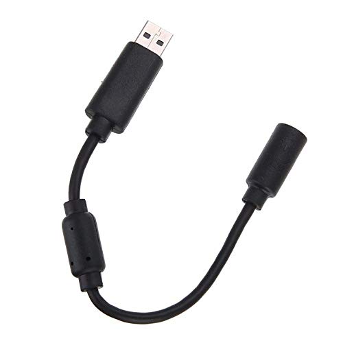 Computer Cables USB Breakaway Cable Cord Adapter for Xbox 360 Wired Gamepad Controller EM88 - (Cable Length Black) — image 6