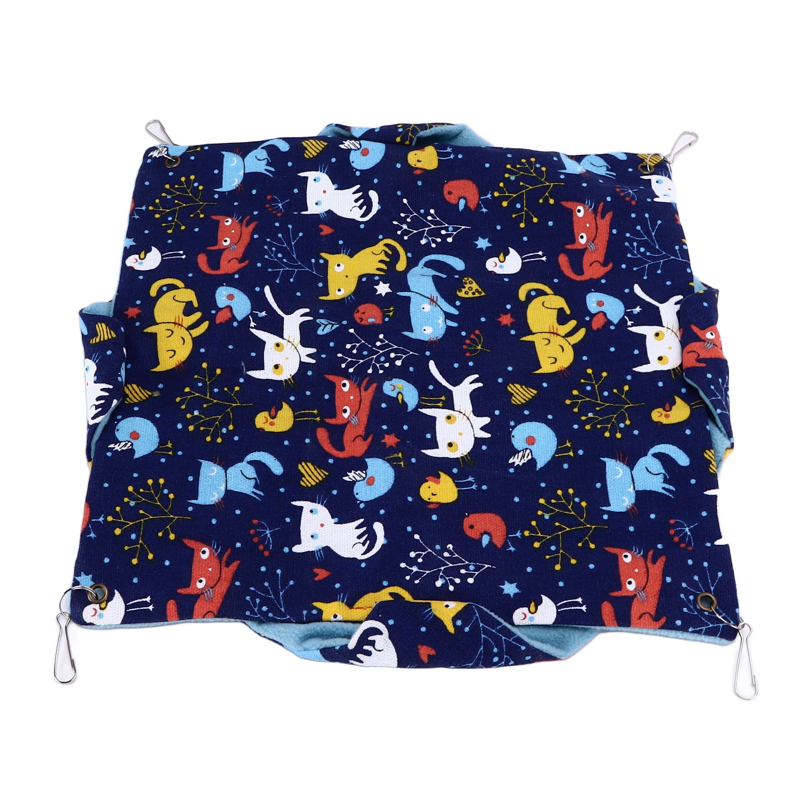 Pet Double Layer Warm Hammock Safe Warm Foldable Hanging Pet Sleeping Bag for Small Pets Hamster โ image 2