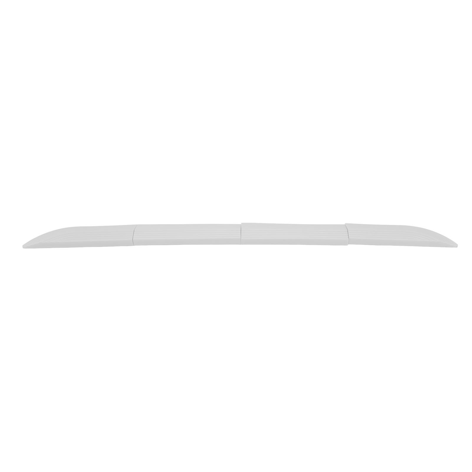 4PCS Universal Sweeper Door Sill Stair Wheelchair Door Sill Free Assembly Rubber Door Threshold ProtectWhite โ image 6