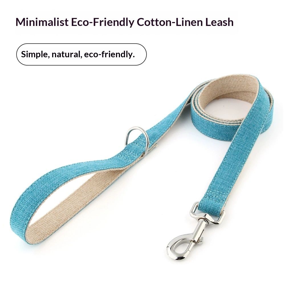 Adjustable Durable Soft Classic for Medium Dogs, Female/Male Pet Gift/Puppy dog leash(peacock blue 152CM*2.5CM) — image 2