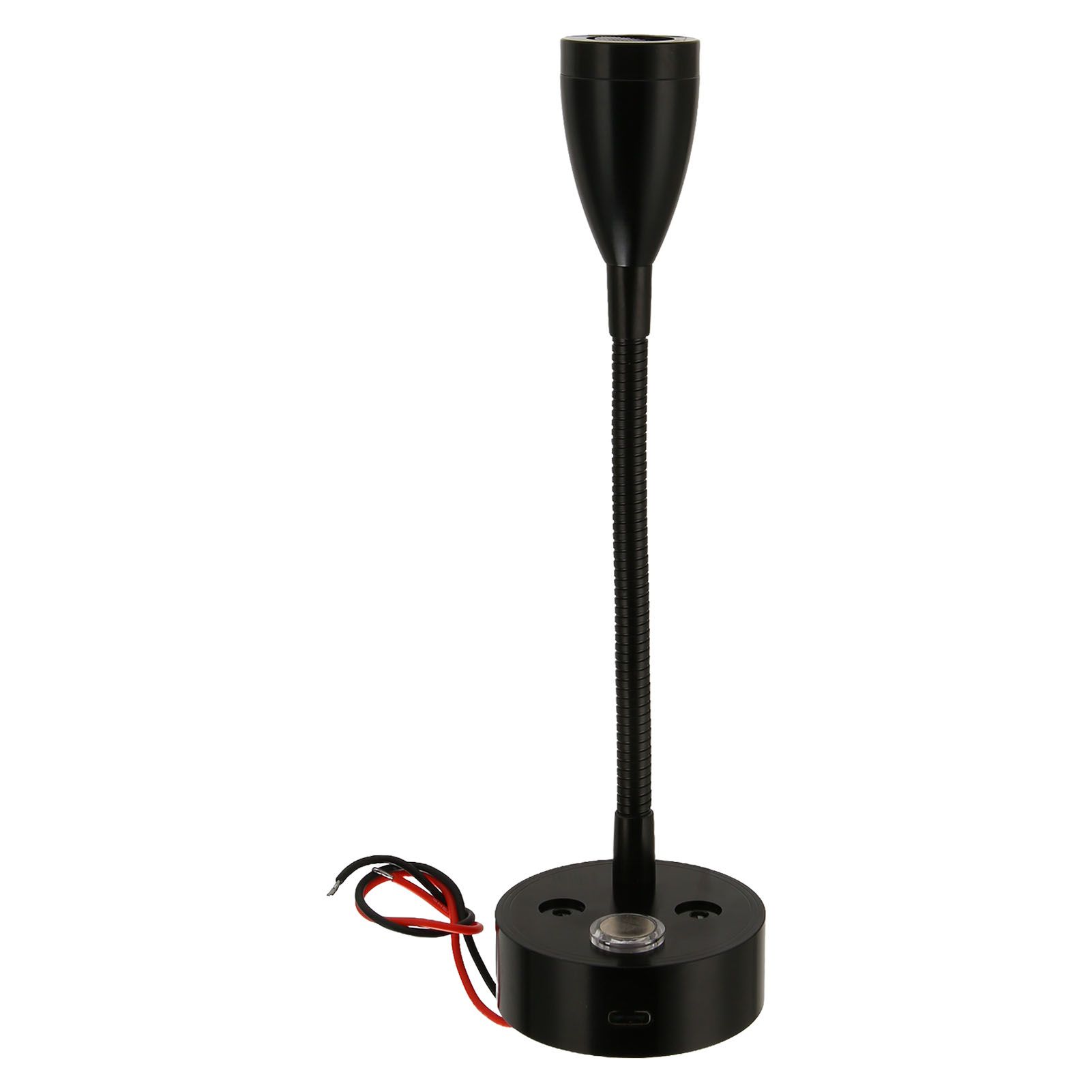 RV LED Bedside Light USB Type C 3 Color Temperature Dimmable Touch Switch Good Heat Dissipation Rust Proof RV Reading Lamp for Boat Truck Cars DC12โ24V Black โ image 6