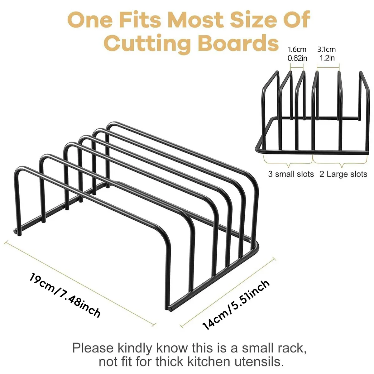 Home Kitchen Chopping Board Draining Rack Multifunction Storage Shelf Organizer โ image 3