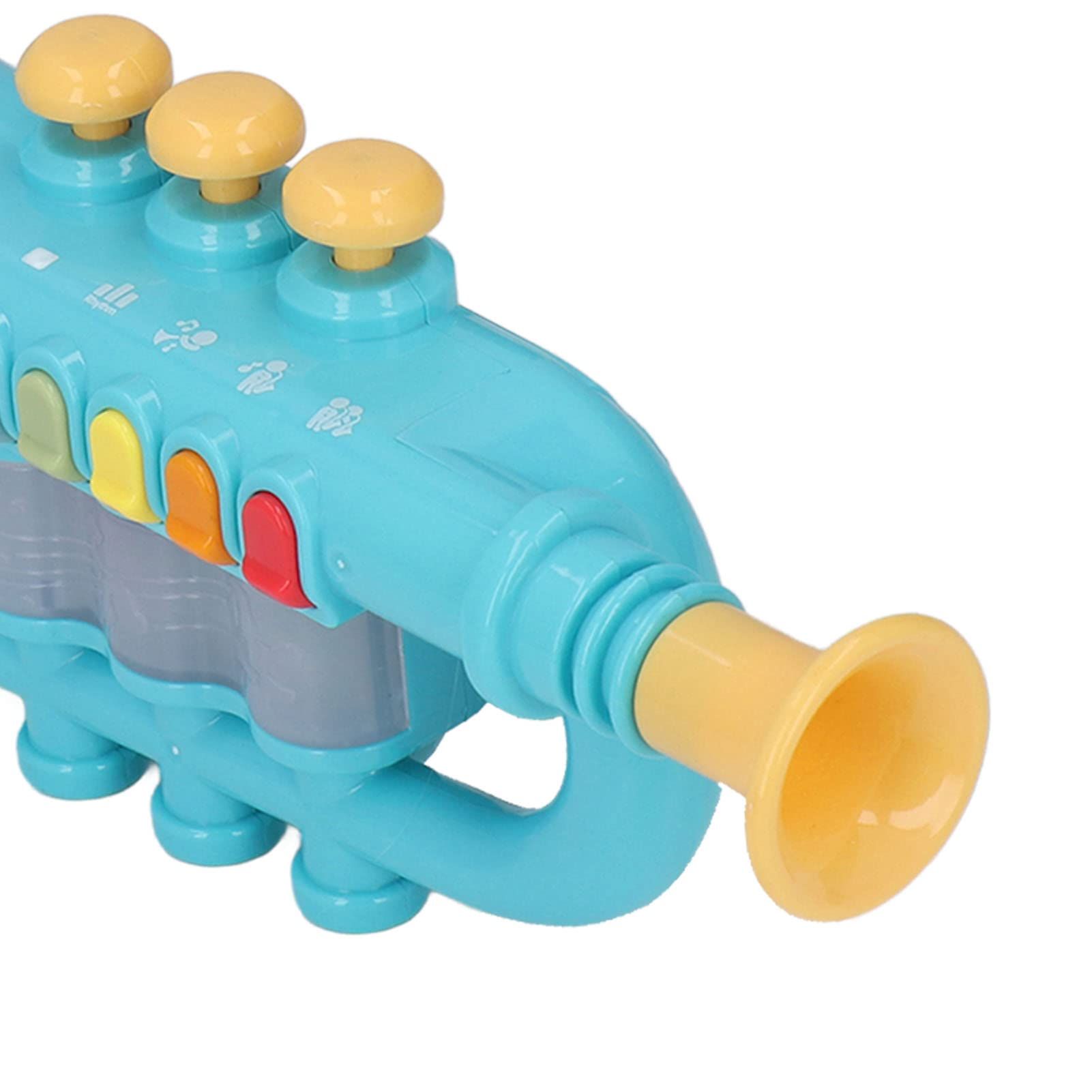 Musical Instruments, Kid Trumpet Children Preschool Music Toy for Boys and Girls(Blue) exercise children's listening ability โ image 3