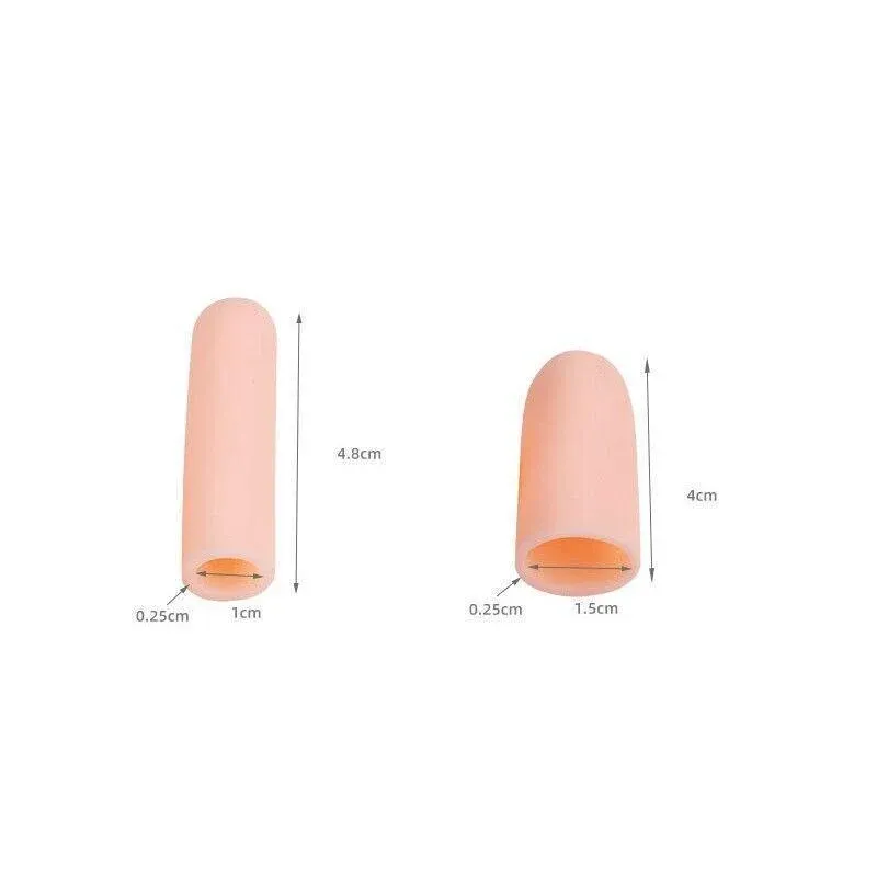 5Pcs Silicone Finger Protector Finger Caps Tube Anti-Slip Finger Cover Au Stock โ image 3