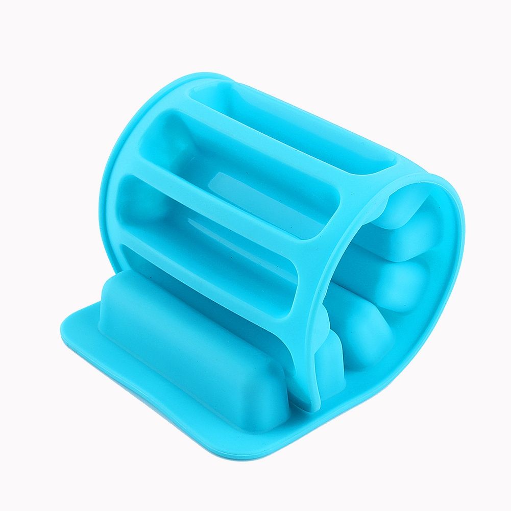 Colorful Cylinder Ice Cubes Tray Freeze Mould Fondant Chocolate Mold Make Silcone β image 5