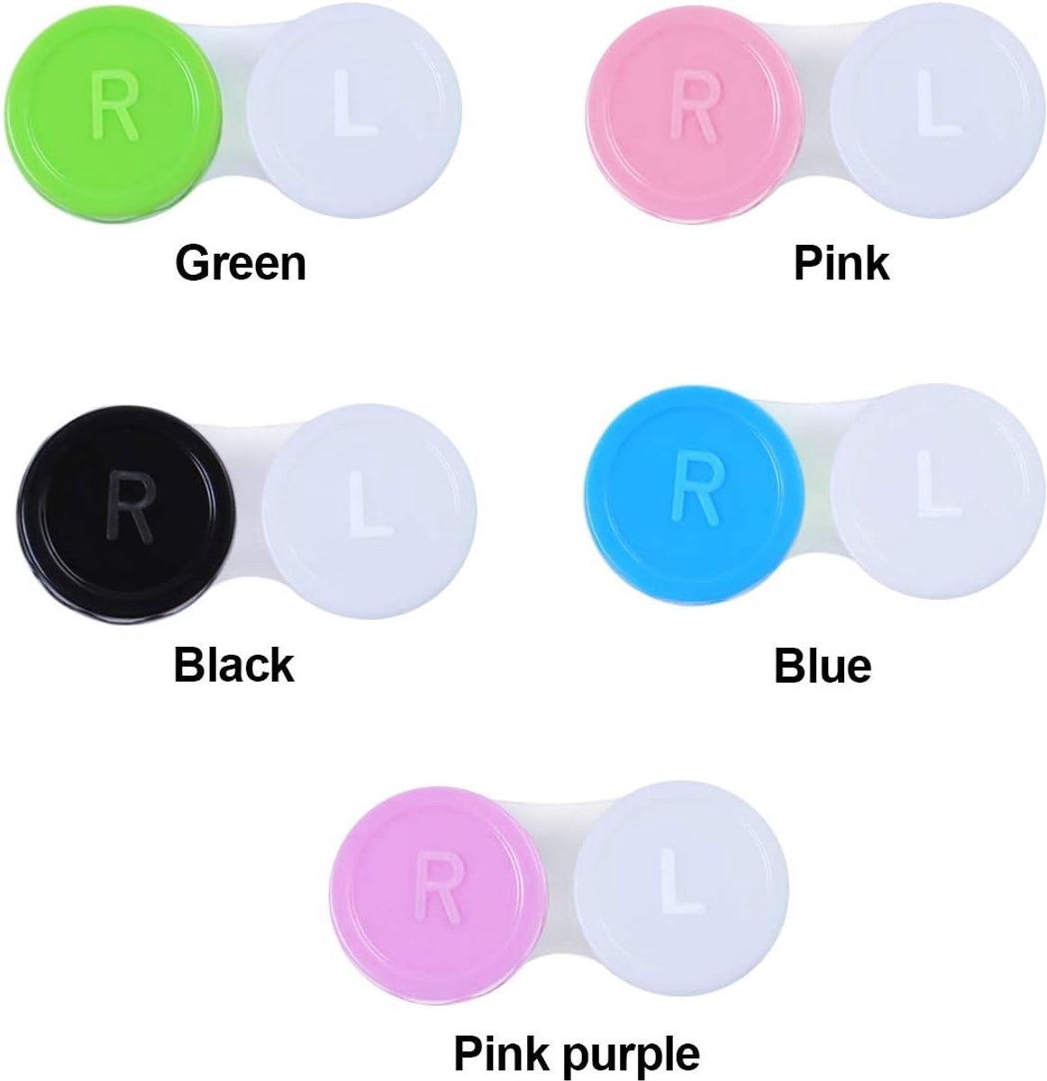 20 Pieces Colorful Contact Lens Holder - Contact Lens Cases - Lens Tray - Portable Contact Lens Holder - Contact Lens Case - Lens Holders - Travel Contact Lens — image 6