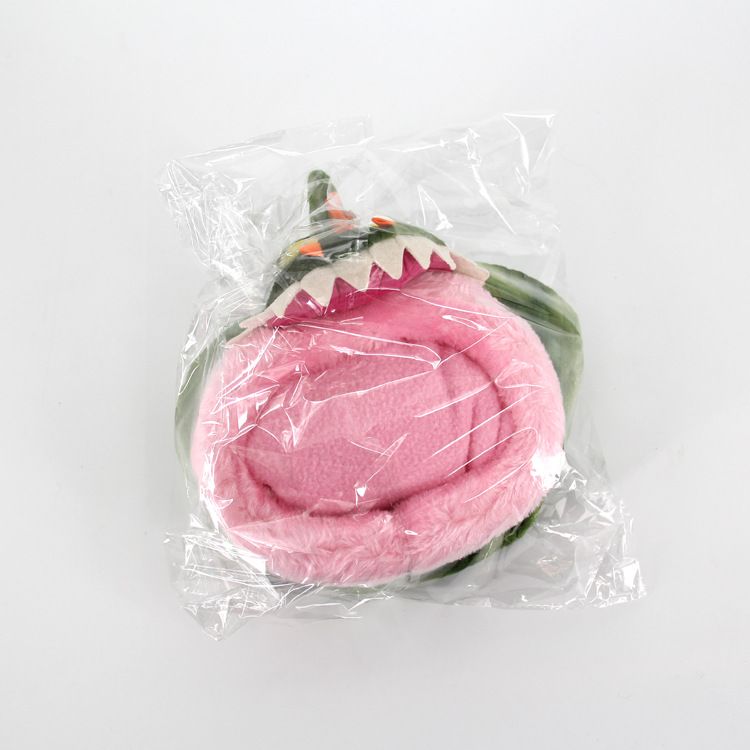 Pet Bed (Plush/PP Cotton) Size: 230mm Color: Green for Rabbits/Guinea Pigs (1pc) โ image 5
