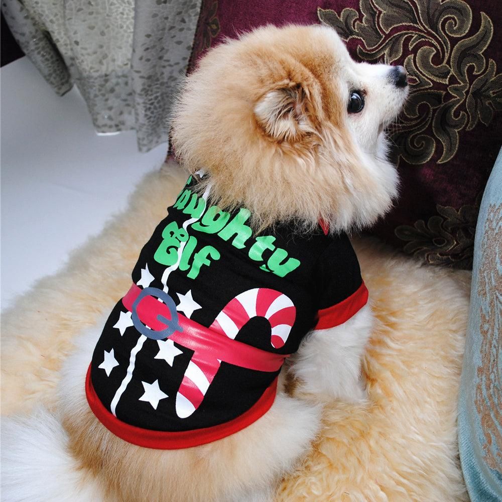 3Pcs Christmas Dog Cat T-Shirt Clothes Vest Puppy Pet Apparel Shirts - M โ image 4