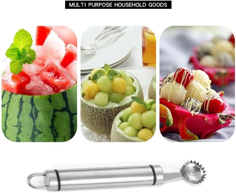 2 Pcs Stainless Steel Strawberry Huller and Tomato Stem Corer Tool, Tomato Stem Corer Tool,Stainless Steel Strawberry Huller Corer Vegetable and Corer โ image 4