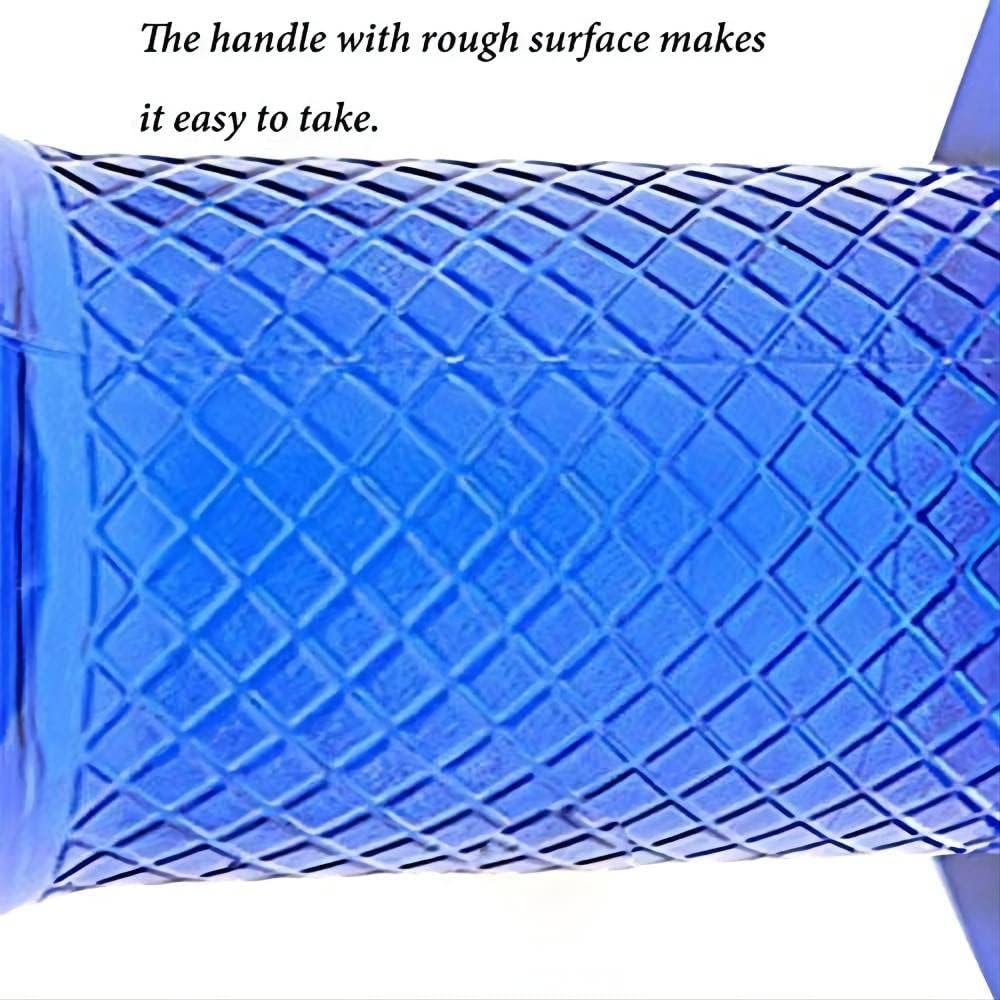75 Oz (2.2 L) Dumbbell Shaped Water Bottle | Big Capacity | BPA Free | Flip Top Leak Proof lid | Blue — image 3
