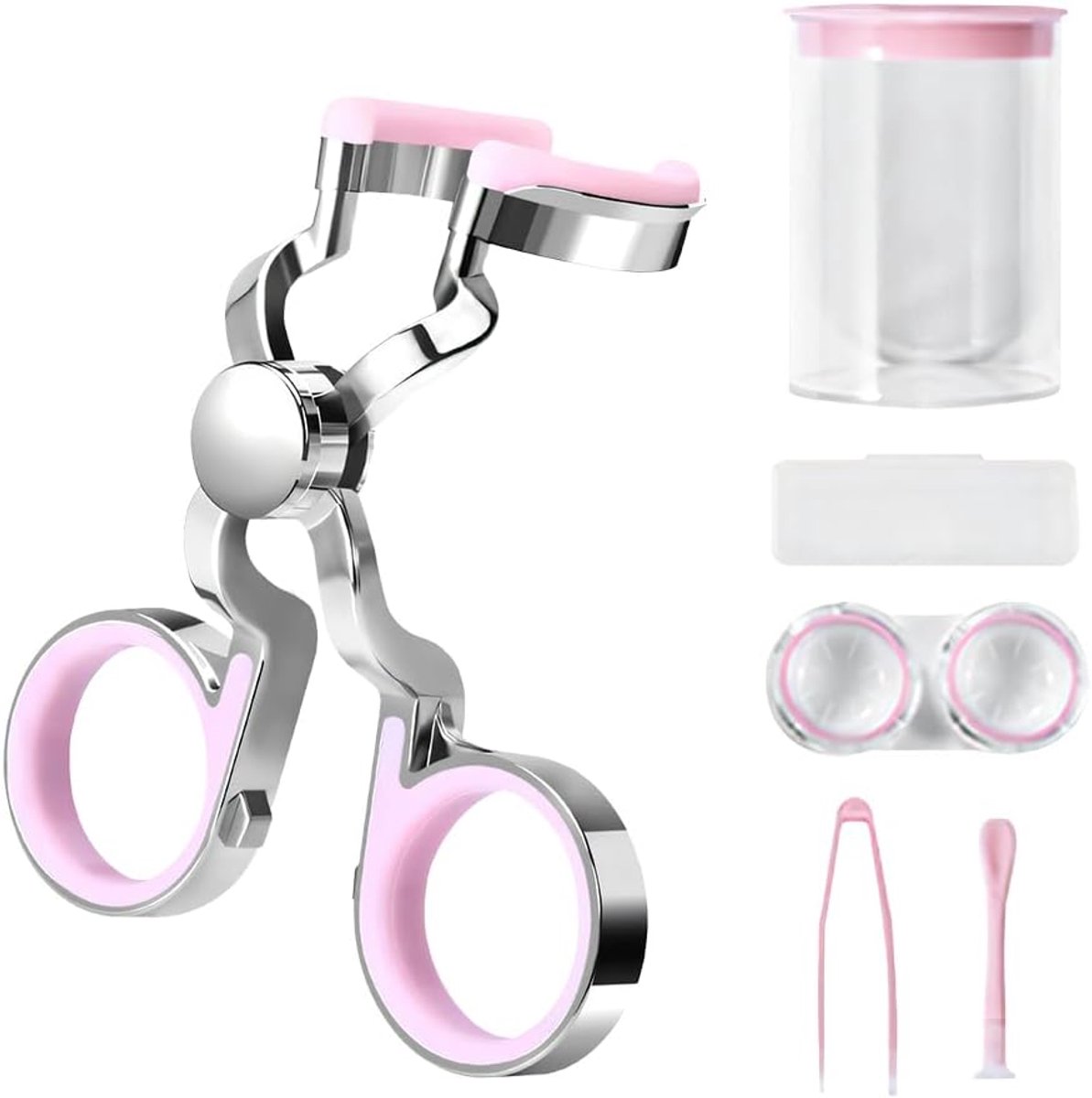 Contact Lens Wearing Aids - Eyelid Wear Aid - Contact Lens Inserter Remover - Contact Lens Eyelid Stretcher - Contact Lens Aid - Lens Suction Cup - Contact
