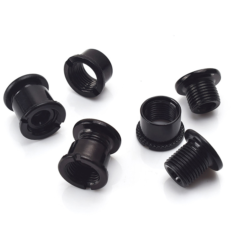 5-speed chainring mounting plate bolt nut chainring road bike parts black — image 4