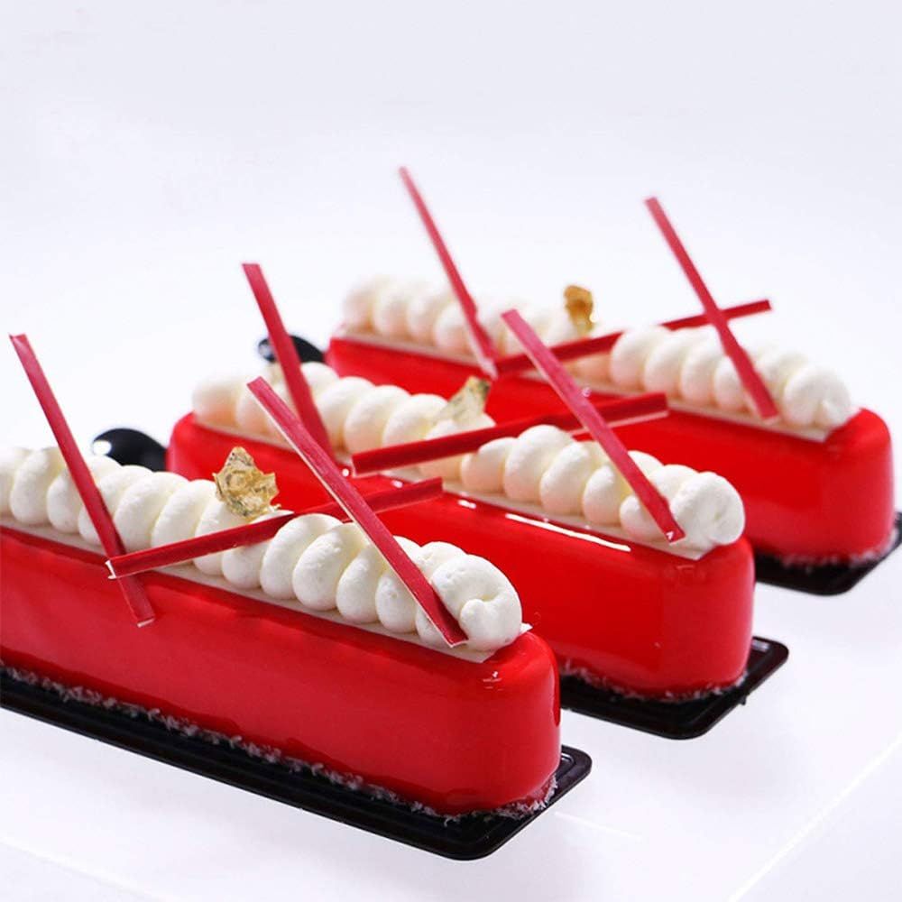 Silicone Mold for Baking Mousse Cake, 3D Silicone Baking Mold for Baking Cakes French Dessert Mold for Pastry Chocolate Brownie — image 3