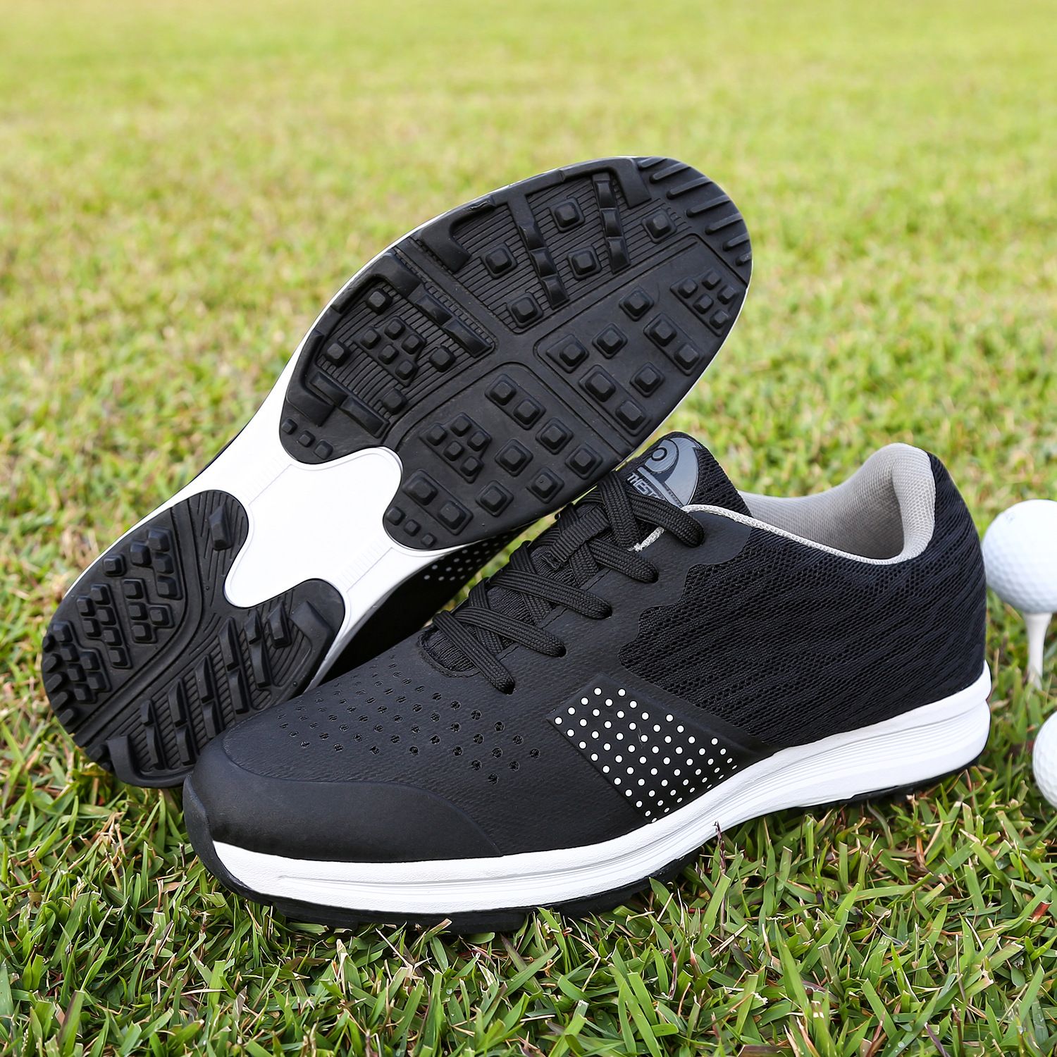 THESTRON Mens Golf Shoes Waterproof Non Slip White US 13-EUR 49 โ image 3