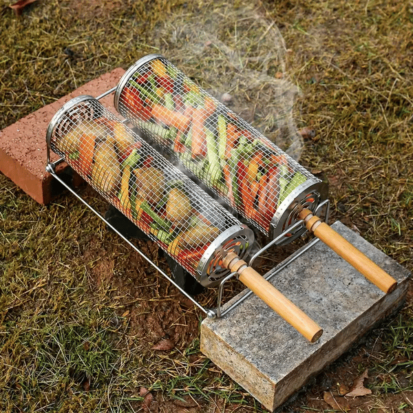 Rotating Grill Baskets for Even Cooking on Any BBQ — image 4