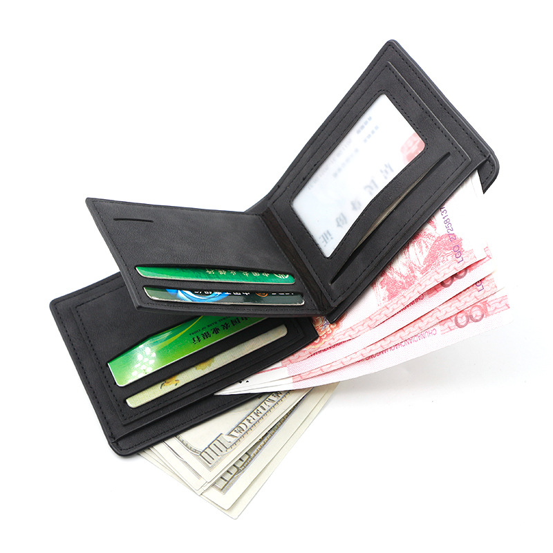 Light Brown Men's Genuine Leather Bifold Wallet - Compact Design with Multiple Card Slots โ image 2