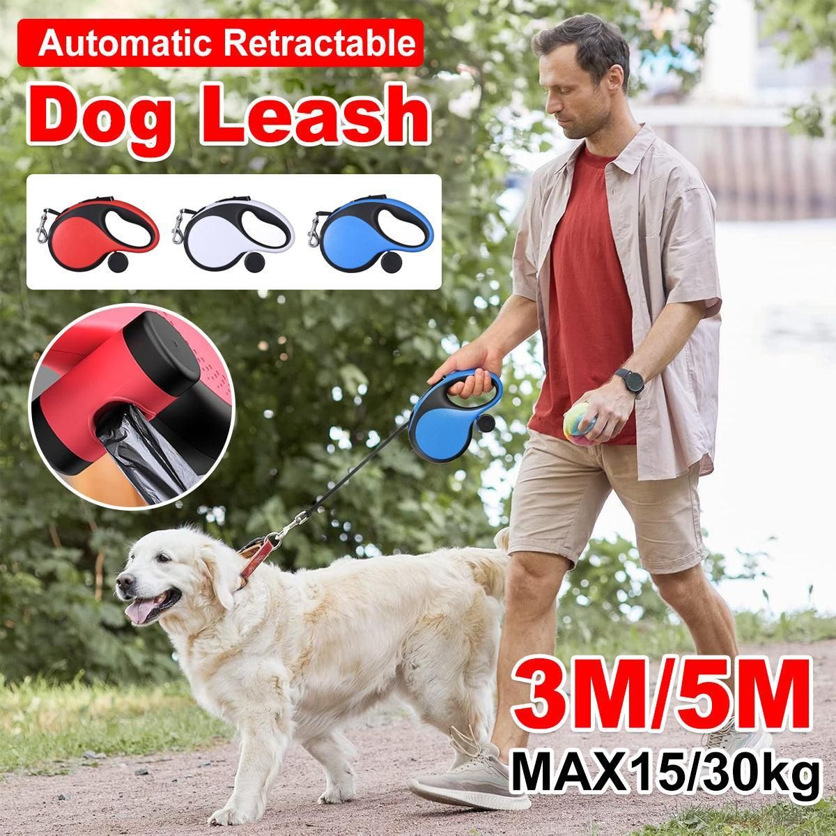 Durable Pet Leash for Small Dogs Adjustable Dog Leash Comfortable Pet Harness - White-5M — image 2