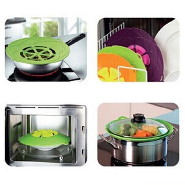 2-pack Silicone Overcooking Protection / Multi-Cover - Multiple Colors Green — image 3