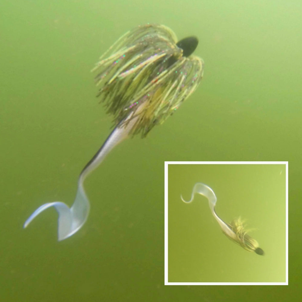 Vike 3/4 oz Skirted Microjig in Candy Craw — image 3