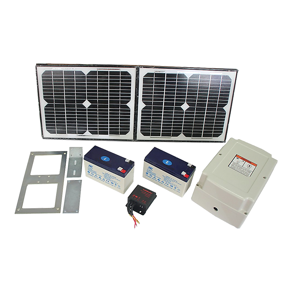 500KG 20W Solar Single Swing Auto Motor Remote Gate Opener โ image 4