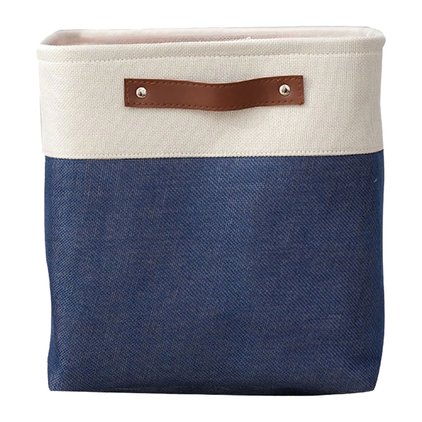Transparent Zipper Clothing Storage Bag - Heavy-Duty Organizer for Blankets, Linen, Bed Sheets, Clothes & Pillows, Blue, 30 × 23 × 15 cm