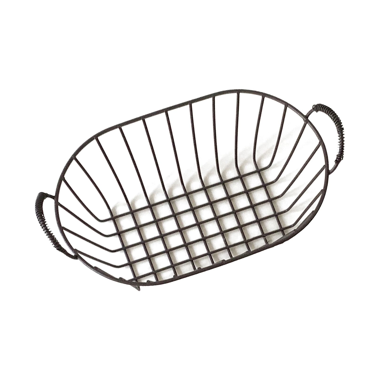 Wire Baskets Iron Handhold Storage Bins for Kitchen Cabinets Pantry Bathroom Laundry Room Refridge Black — image 2
