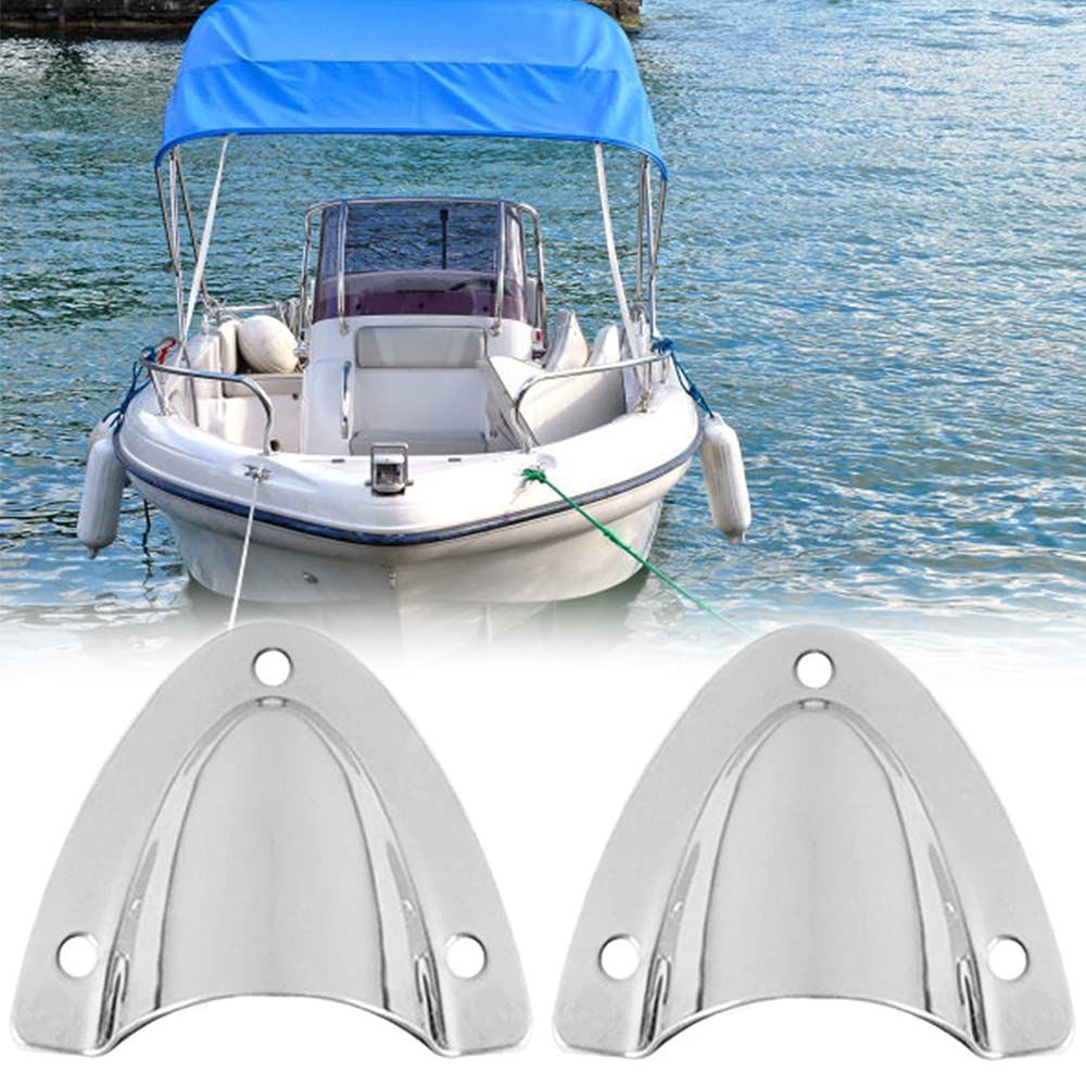 4 Pieces Stainless Steel Marine Vent Cover Air Outlet Protective Cap for Boat Cable and Transducer Wiring โ image 4