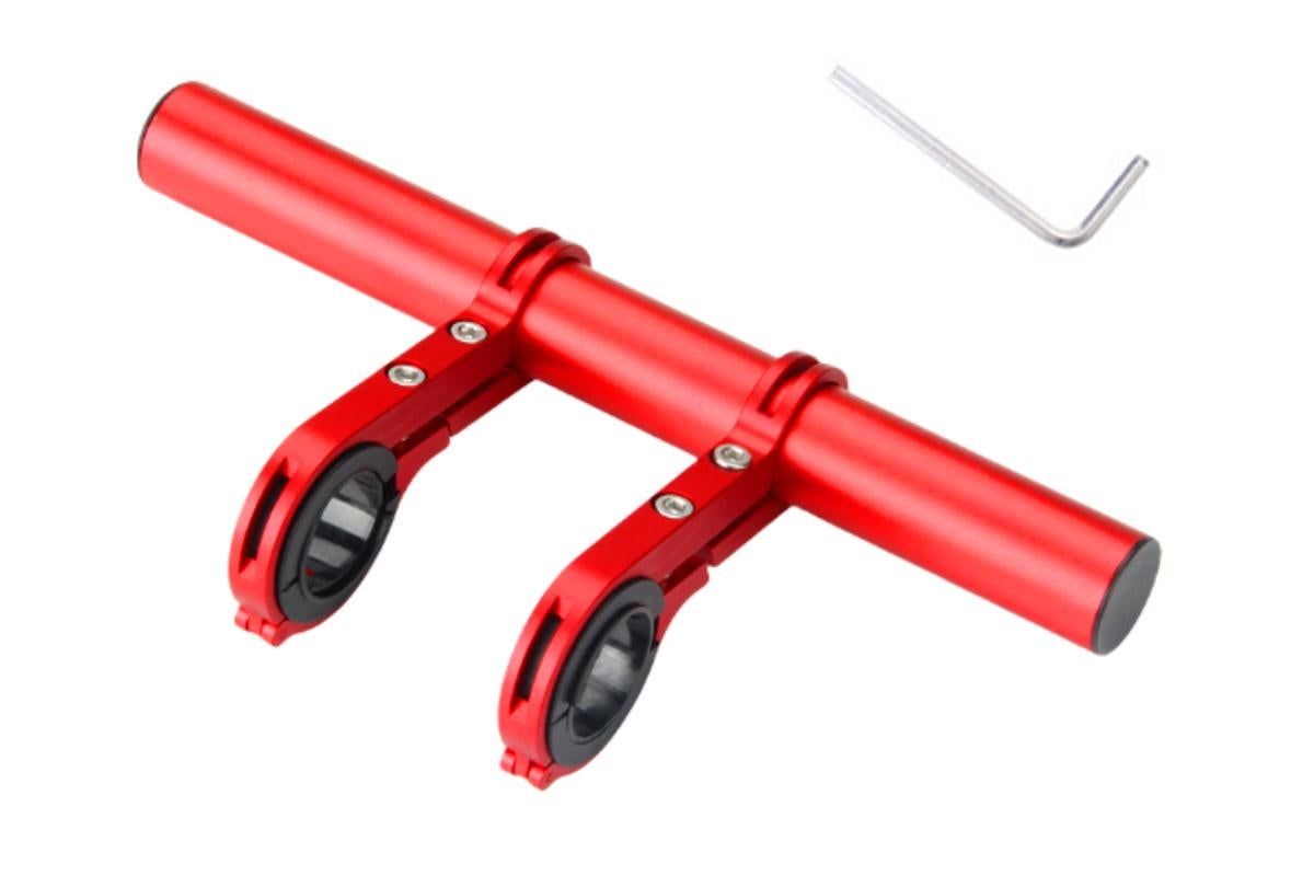 20cm Aluminum Alloy Bicycle Handlebar Extender Mount - Red โ image 5