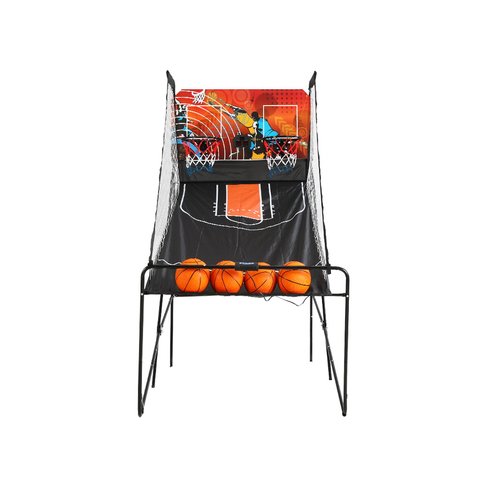 Basketball Arcade Game Electronic Scorer 8 Games Double Shoot Black โ image 4