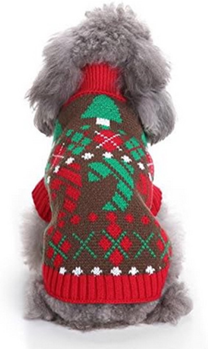 Dog Sweater - Dog Coat - Pet Dog Turtleneck Sweater - Christmas Turn-Up Sweater - Puppy Clothes - Christmas Decorations - Perfect for Small Dogs - Medium-Sized — image 5