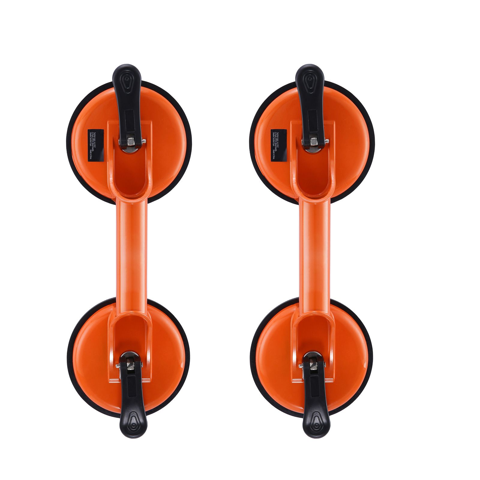 Glass Suction Cup, 119 mm 2 Pack 150 kg Load Capacity, Vacuum Suction Cup with Aluminum Handle, Heavy Duty Industrial Suction Cup Lifter Tool for Glass